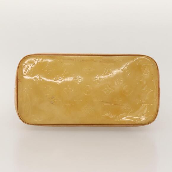LOUIS VUITTON Monogram Vernis Houston Hand Bag Beige M91004 main image 9